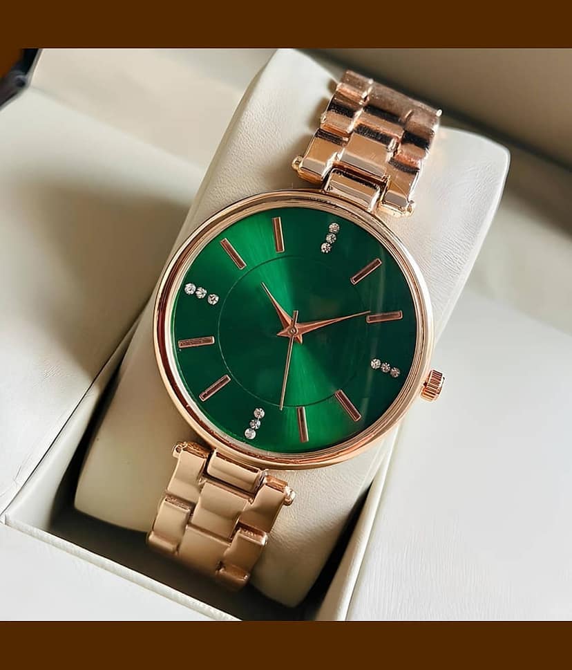 Trex Rose Gold Stainless Steel Analog Womens Watch view 2