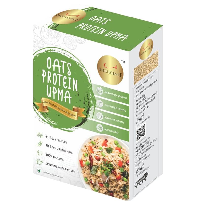 Indulgence Oats Protein Upma (400 gms) - High Protein Indian Breakfast