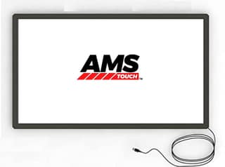 43" AMS Infrared Touchscreen Overlay Without Glass, 40 Finger Multi-Touch Points with Gesture Support, USB-HID Plug & Play