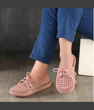 Monoction WO-LESS Pink Women's Mules Flats