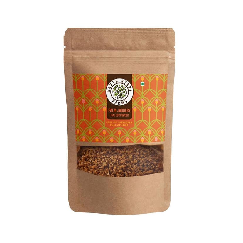 Palm Jaggery Powder | Taal Gur | 100% pure | No added sugar | Natural sweetener view 2