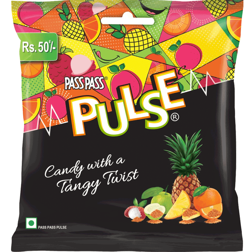 Pulse Pouch || Assorted Candy || 50 Pieces || 202.5 Grams