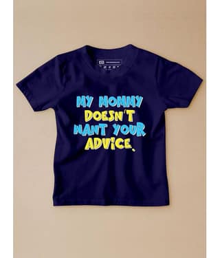 Be Awara Pack of 1 Boys Cotton T-Shirt ( Navy )