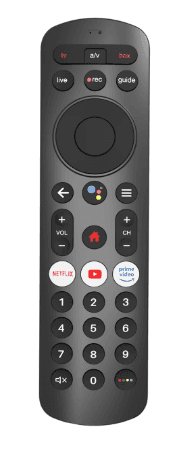 Airtel WIFI Remote Control Compatible with Airtel WIFI IPTV Set Top Box | Bluetooth IR Smart Connectivity | Without Voice Control | Circular D Pad with OK | Numeric Keypad | Live TV Record Home Button (Airtel Xstreame)