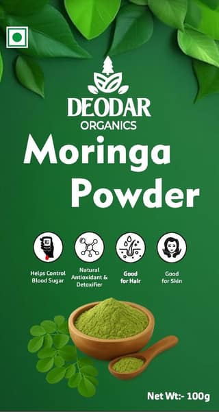 Deodar Organics Moringa Powder – Natural & Nutrient-Rich
