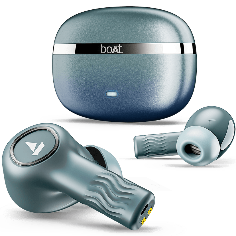 boAt Nirvana Ion ANC | Wireless Earbuds with Active Noise Cancellation, ENx™ Technology, 120 Hours Playback and 100K Crest AI Units Blazing Comet