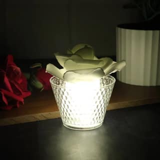 Rose Shaped Decorative Flameless LED Candles (12 Pcs)