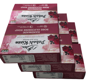 Rose Glycerine Soap (Pack of 6)