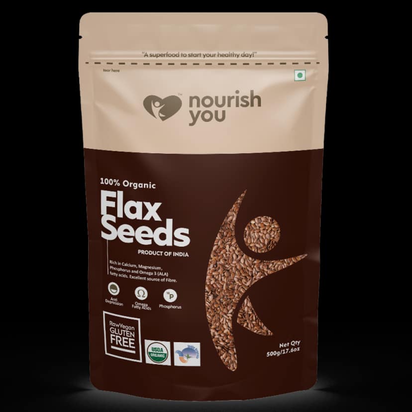 nourish you Raw Flax Seeds