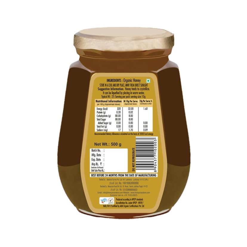Honeyman Organic Honey view 2