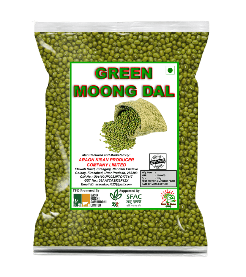Green Moong Dal | 1Kg (pack of 3)