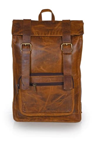 JITENDRA CHITARA; Light Brown Handcrafted Leather Bags for girls
