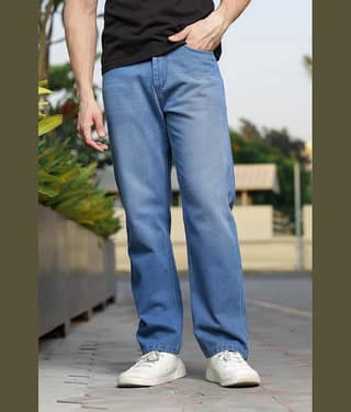 RAGZO Relaxed Faded Men's Jeans - Blue ( Pack of 1 )