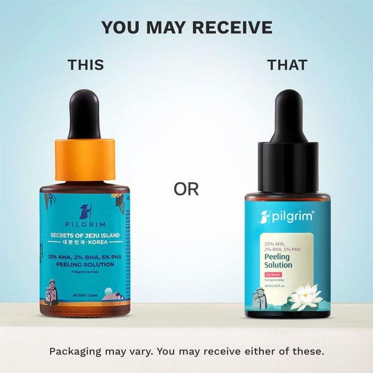 Pilgrim 25% AHA 2% BHA 5% PHA Face Peeling Solution Detan & Exfoliate Dead Skin For Men & Women (30ml) view 2