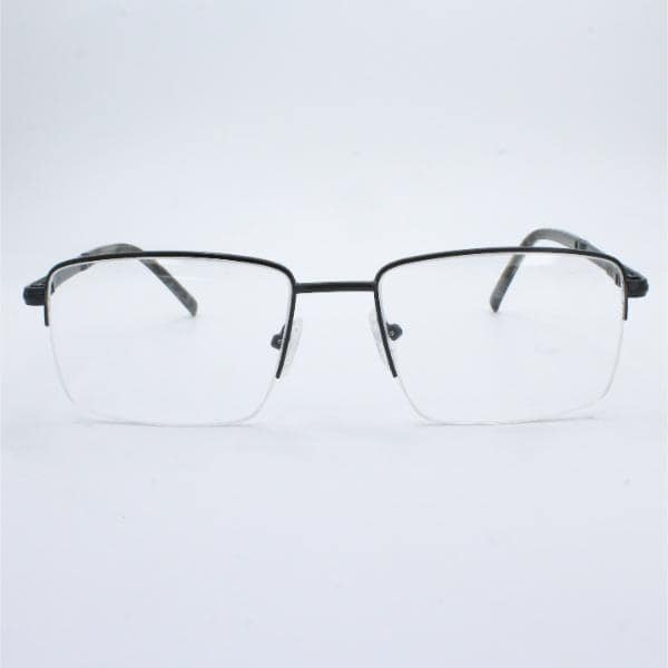 Lensoz Elite X Luxe Half Rim Rectangle - Medium - Black view 2