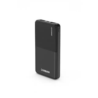 Orban 10000mAh Slim Powerbank with 22.5W Fast Charging, USB Type C Output, Power Delivery, Quick Charge (Black)