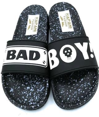 KAPANI Black Slide Flip flop