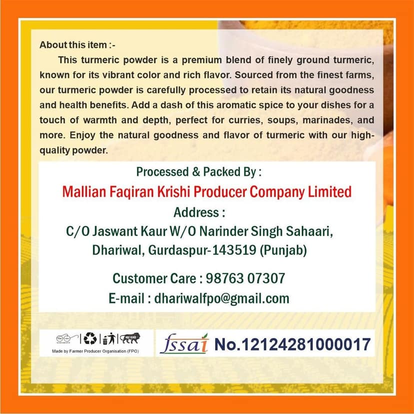 Turmeric Powder (pack of 5) view 2