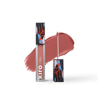 Kiro Non-Stop Airy Matte Liquid Lipstick - Peachy Nude (Warm Dusty Peach), 5ml | Super-Pigmented, Long-Lasting, hydrating | Waterproof, Smudge-Proof, Lightweight | Infused with Avocado & Apricot Oil Kiro Non-Stop Airy Matte Liquid Lipstick - Peachy Nude
