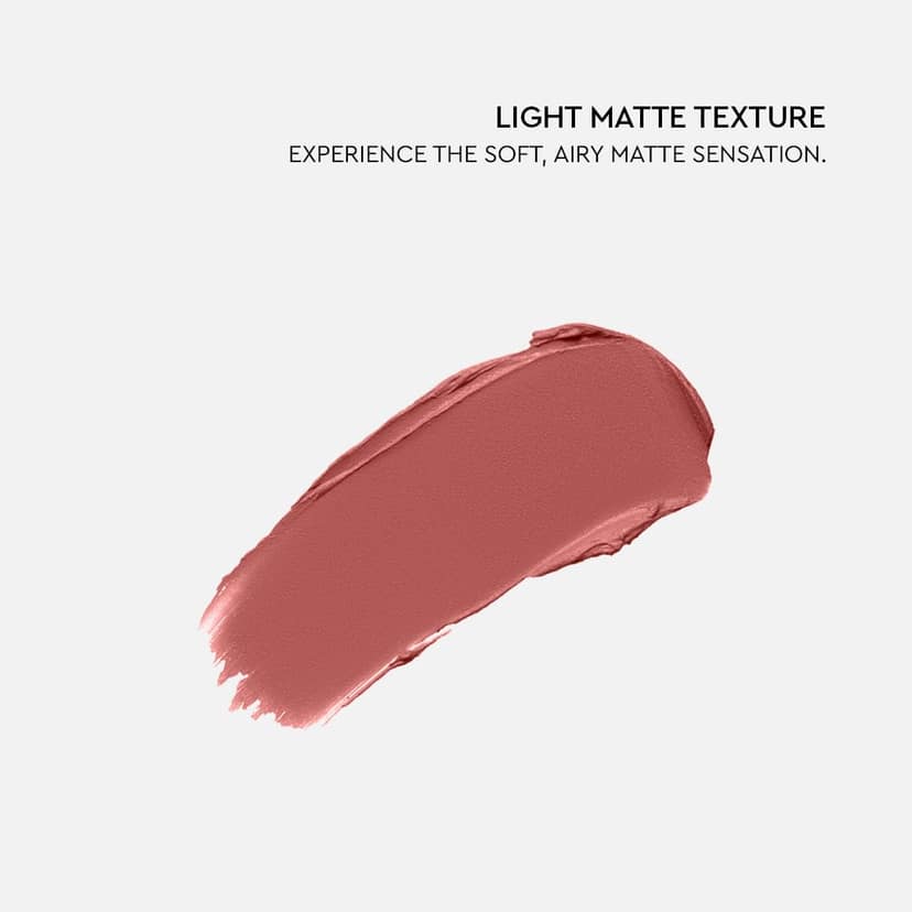 Kiro Non-Stop Airy Matte Liquid Lipstick - Peachy Nude (Warm Dusty Peach), 5ml | Super-Pigmented, Long-Lasting, hydrating | Waterproof, Smudge-Proof, Lightweight | Infused with Avocado & Apricot Oil Kiro Non-Stop Airy Matte Liquid Lipstick - Peachy Nude view 2
