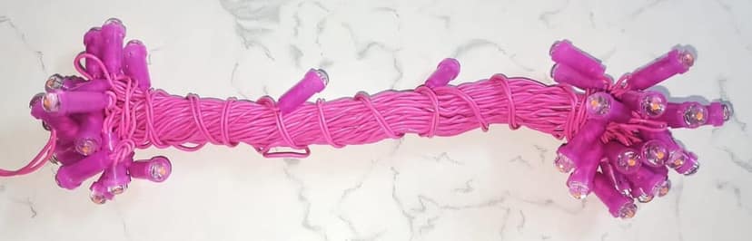 Pink LED Lighting/Rice Lights/String Lights/Fairy Lights with Constant Function, 10.6 Meter Length & 40 LED Bulbs view 2
