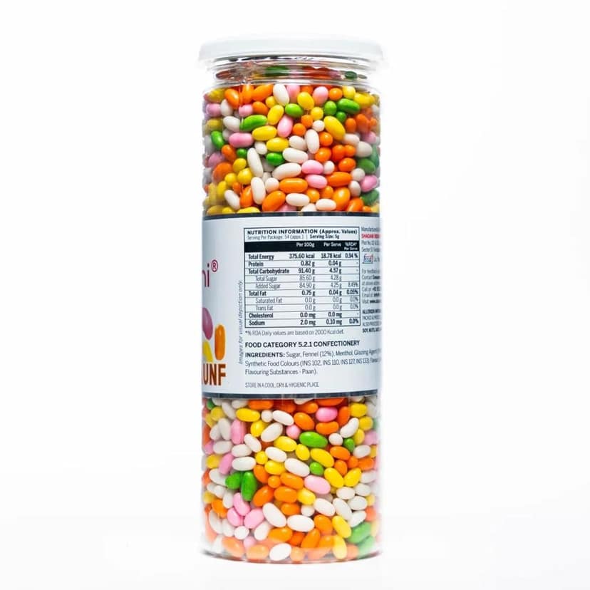 Shadani Sugar Coated Saunf Can 270g view 2