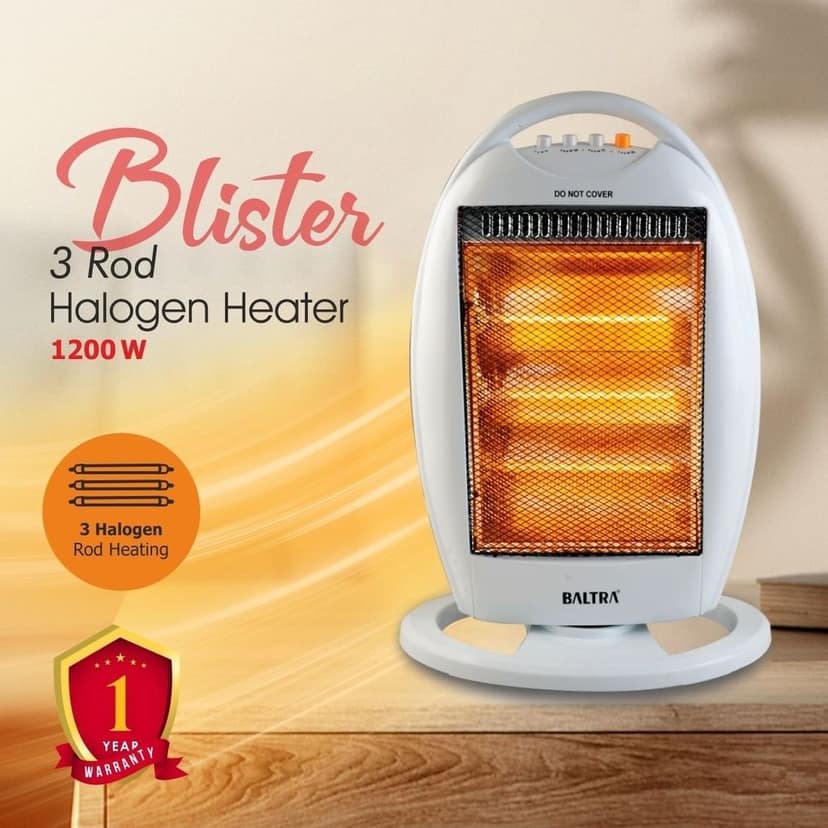 Baltra Blister 1200 W 3 Rod BTH-101 Halogen Room Heater view 2