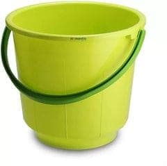 Unbreakable Strong Plastic Bathroom Bucket 13 LTR (Green)