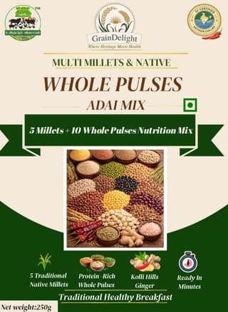 MULTI-MILLETS & NATIVE WHOLE-GRAINS ADAI MIX
