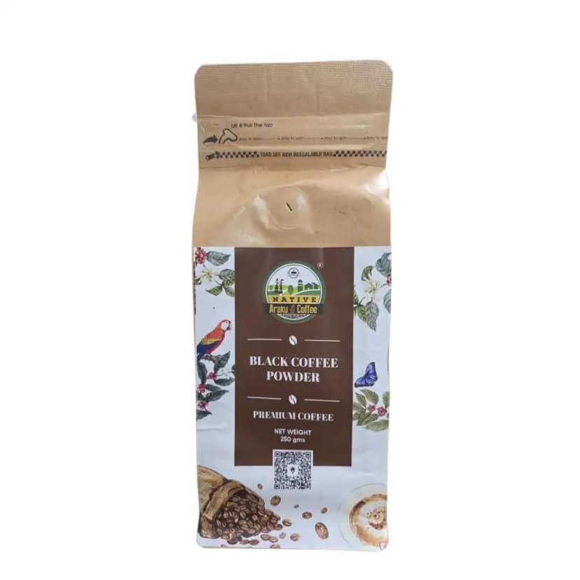 Native Araku Black Coffee Powder 70% Arabica 30% Robusta
