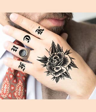 The Canvas Arts Realistic Look Waterproof Temporary Tattoo Sticker Body Tattoo