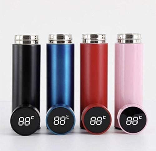 Smart Vacuum Insulated Water Bottle with Automatic LED Temperature Display, Large Flask 500 ML Stainless Steel Drinking Cup view 2