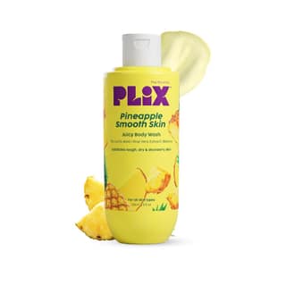 The Plant Fix Plix Pineapple 5% Lactic Acid Exfoliating Body Wash For All Skin Types, Paraben-Free Shower Gel, For Dry, Rough & Strawberry Skin, 236 Ml