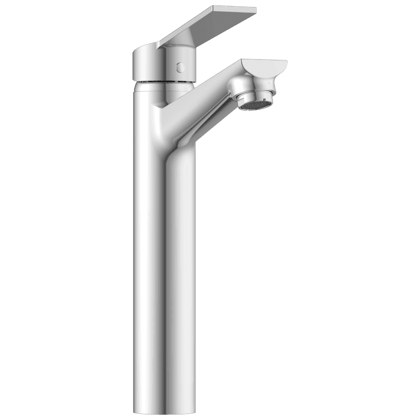 RL-4628 Single Lever Tall Basin Mixer With Braided Hoses (Table Mounted Model) view 2
