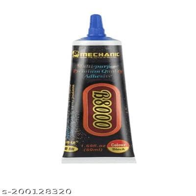 B8000 Black Adhesive 50ml | Strong Multi-Purpose Glue for Phone, Craft, DIY & Repair Waterproof & Flexible view 2