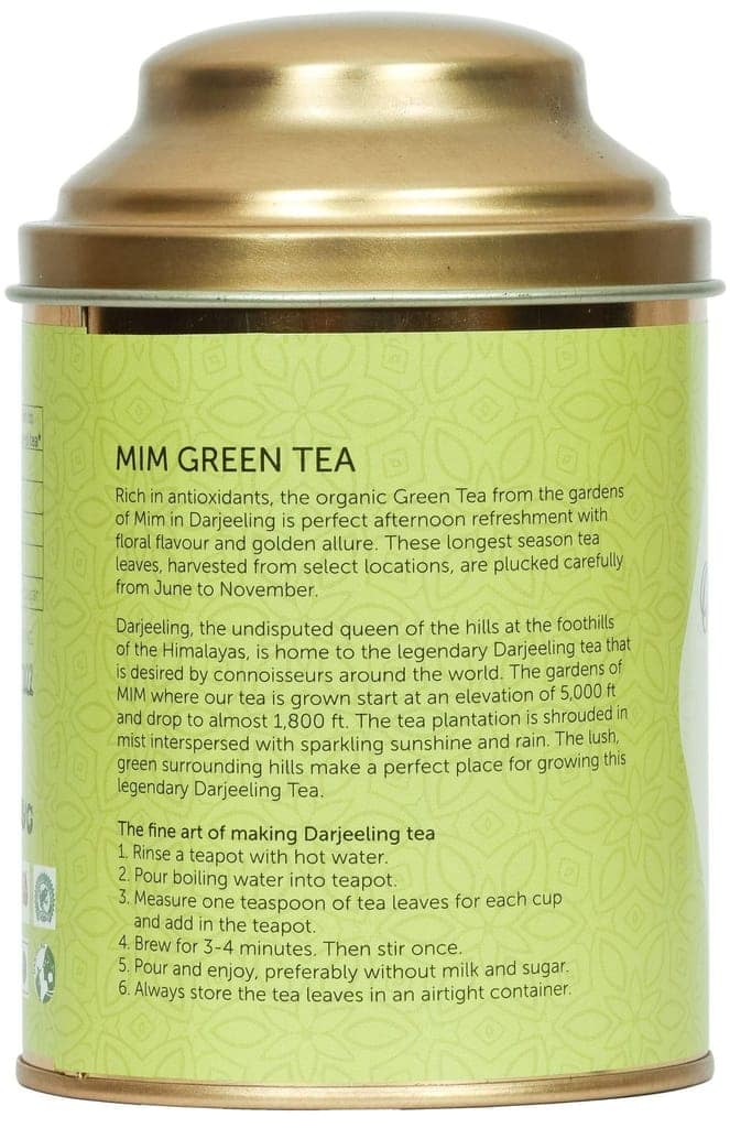 Organic Darjeeling Green Tea from Mim Tea Garden - 100g view 2