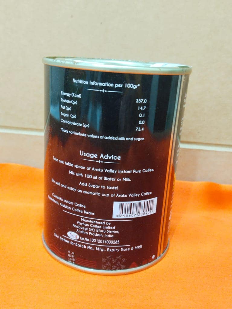Araku Valley Instant Coffee Pure 100% (100 Gram) view 2