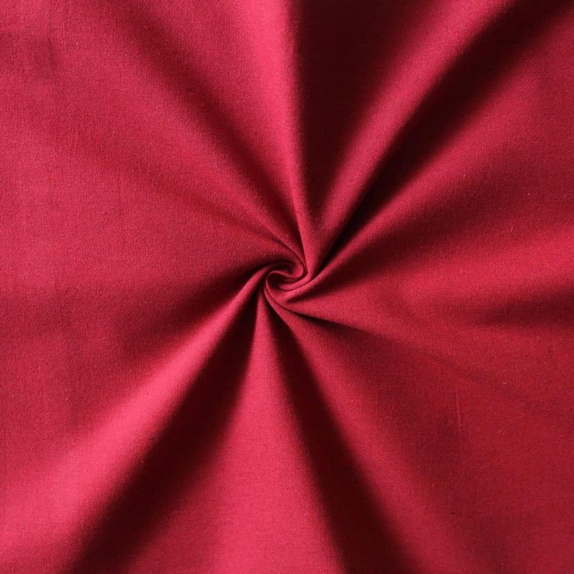 AIRWILL 100% Cotton Solid Pattern 8 Seater Rectangle Table Cover Sized, 56x95 inches (Maroon, Pack of 1) view 2
