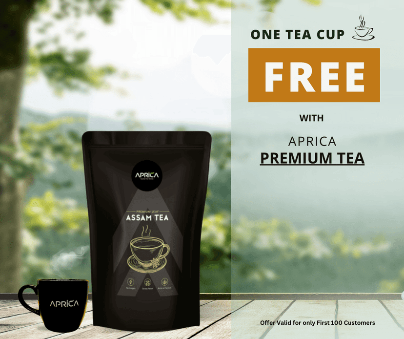 Aprica Premium Assam Tea | 500 Gram | One Cup Free*