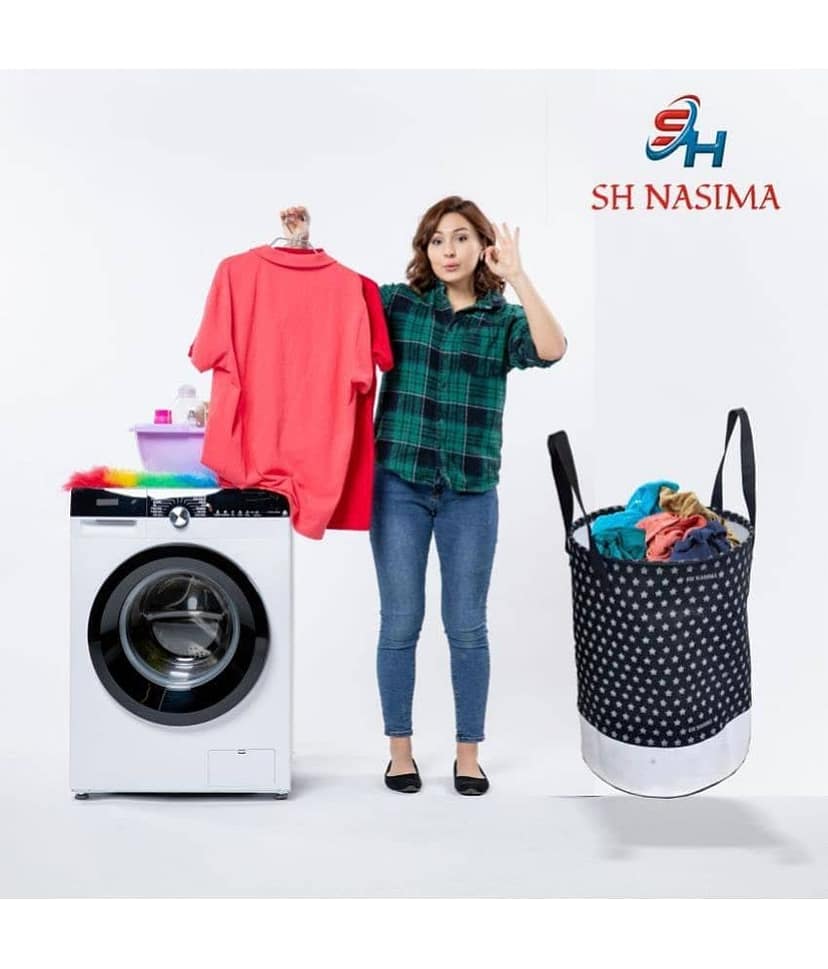 SH. NASIMA - Black Laundry Bag view 2