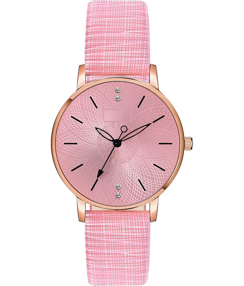 Trex Pink PU Analog Womens Watch view 2