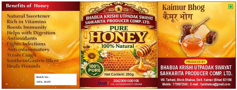 Kaimur Bhog Pure Honey 100% Natural view 2