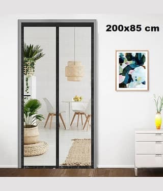 CASA FURNISHING - Black HDPE - High Density Poly Ethylene Hanging Mosquito Net ( Pack of 1 )