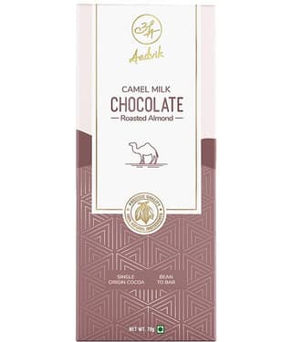 Aadvik Camel Milk Chocolate Roasted Almonds Milk Chocolate 70 g