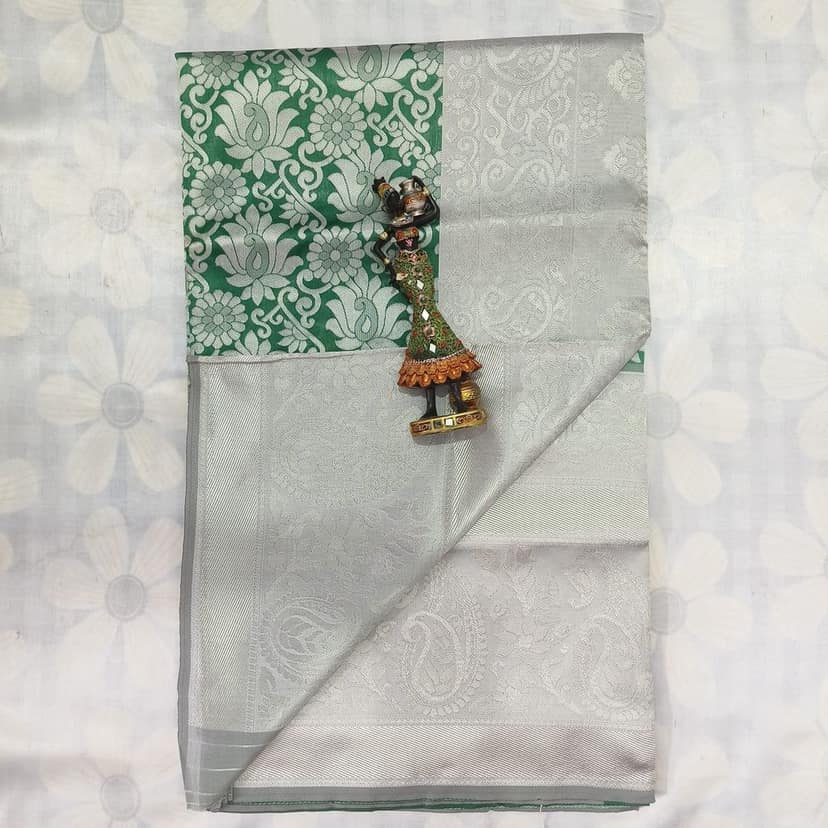 Tissue Silk Cotton Saree with Blouse