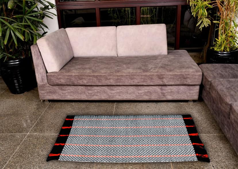 Kaya Design: Often features ethnic, geometric, or modern minimalist patterns. view 2