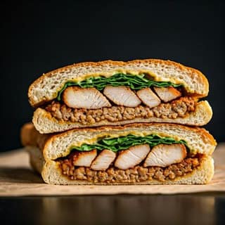 Chicken Keema Sandwich
