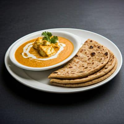 Butter Paneer and Roti (2 pcs roti)