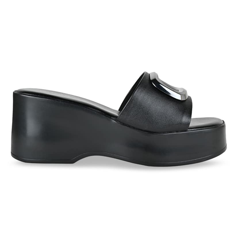 Black Women Casual Wedges view 2