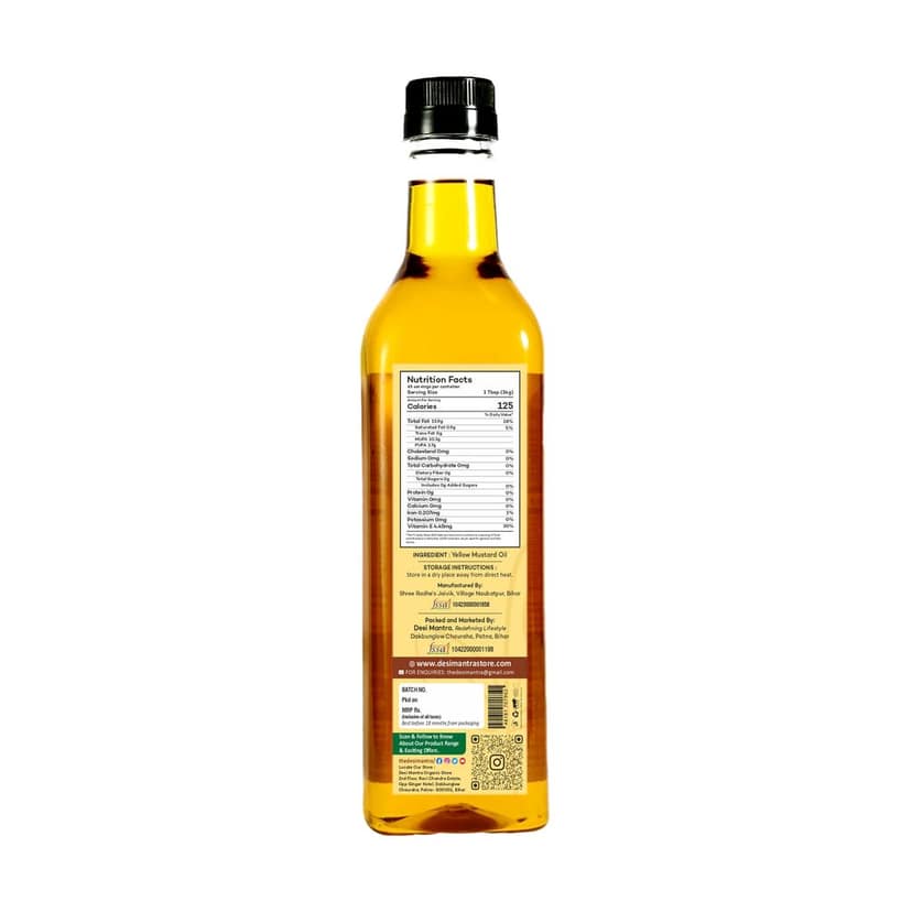 Yellow Mustard Oil view 2